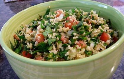 Tabule. Un clásico libanés.