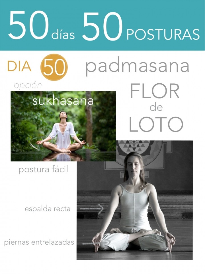 50 días 50 posturas. Día 50. Flor de loto