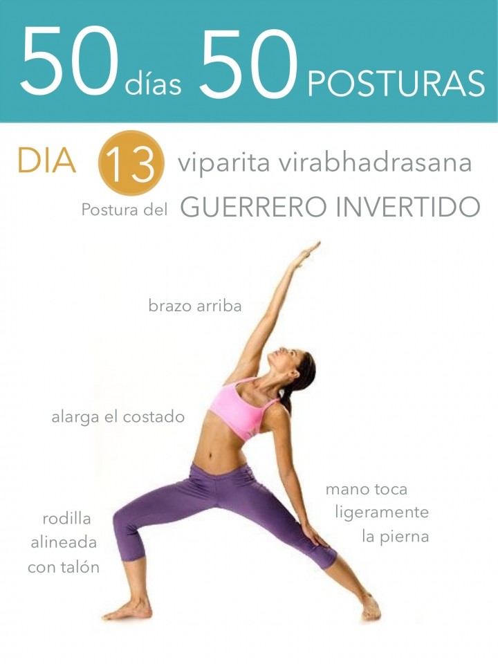 50 días 50 posturas. Día 13. Postura del Guerrero Invertido