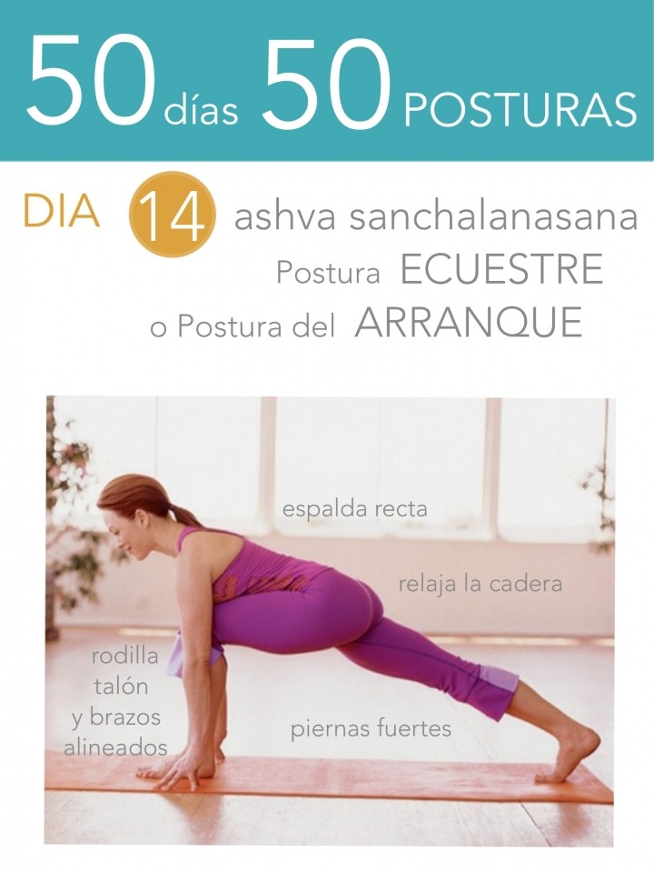 50 días 50 posturas. Día 14. Postura ecuestre